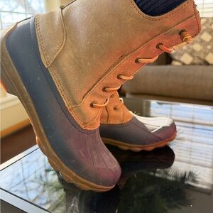 Sperry Navy and White Footwear